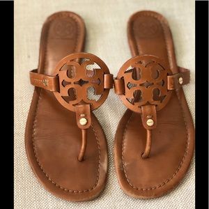 Tory Burch Miller Sandal vintage vachetta leather